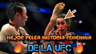 La MEJOR PELEA FEMENINA de la HISTORIA en la UFC [upl. by Raeann]