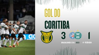 BAHIA 3 X 1 CORITIBA  Brasileiro 2023  Gol do Coritiba [upl. by Iliam]