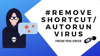 How to Remove ShortcutAutorun Virus from Pen Drive [upl. by Yrrab]