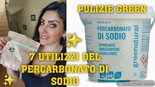 7 UTILIZZI DEL PERCARBONATO DI SODIO🧽PULIZIE GREENclean cleaning puliziedicasa hacks [upl. by Meghann]