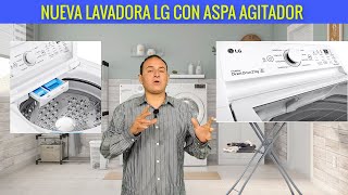 Nueva lavadora de LG 2021 con aspa agitador especificaciones [upl. by Irrab]