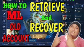 How to Retrieve and recover your Old mobile legends account [upl. by Adiam]