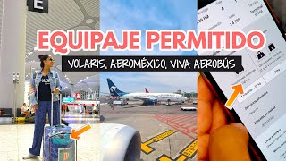 Equipaje permitido 2022 Viva Aerobús Volaris y Aeroméxico [upl. by Manthei]