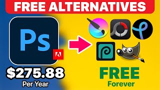 Best Free Photoshop Alternatives In 2024  Best Free Photo Editing Software For PC [upl. by Wehtam]