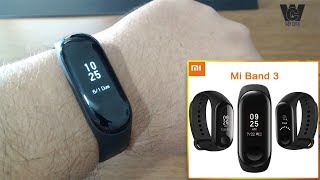 Unboxing  Review  Mi Band 3 XMSH05HM da Xiaomi a Pulseira Inteligente [upl. by Skelton]