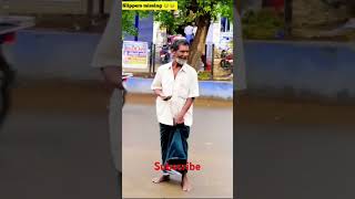 Funny prank😂😂 slippers chori😂😂funnyreelstrendingreels [upl. by Bihas112]