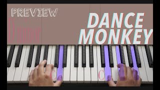 DANCE MONKEY TONES AND I Piano Tutorial [upl. by Lladnor]