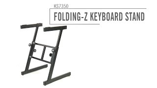 FoldingZ Keyboard Stand  KS7350 [upl. by Keviv]