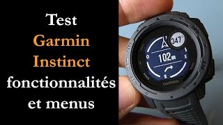 Test Garmin Instinct  montre GPS rando et trail [upl. by Melonie]