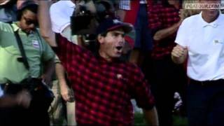 Presidents Cup Moments Fred Couples clinches The Presidents Cup 1996 for USA [upl. by Niel]