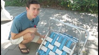 Lawn Chair Webbing Replacement [upl. by Lorimer]