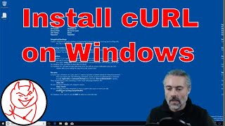 Install cURL from official site on Windows  How to install cURL on Windows [upl. by Nyrb]