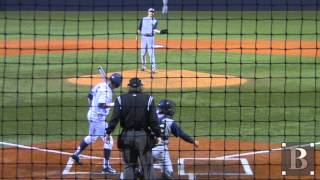 Evan Oswald  SS  University of Pittsburgh 20130412 vs Notre Dame [upl. by Edrock]