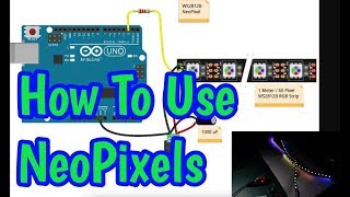 HOW TO USE WS2812B NEOPIXELS WITH FASTLED ON ARDUINO [upl. by Noillimaxam]