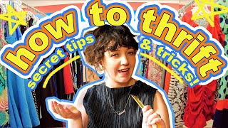 HOW TO THRIFT from a professional thrifter find the BEST STUFF at the thrift store 👀 [upl. by Ikila]