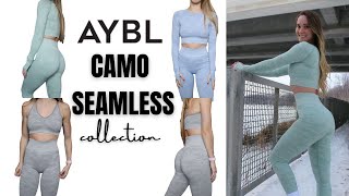 AYBL NEW CAMO SEAMLESS COLLECTION  LEGGING TRYON HAUL [upl. by Heinrick588]