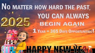 2025 New year Motivation Quotes with a Song [upl. by Eirdua]