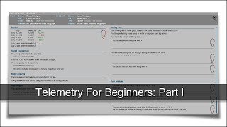 Telemetry for Beginners  Part I [upl. by Zilef]