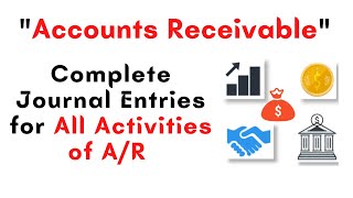 Journal Entries of Accounts Receivable [upl. by Ecirtnahc]