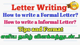 How to write a Formal Letter amp Informal Letter easilyTips amp Format for class 6th to 12th [upl. by Ainel]