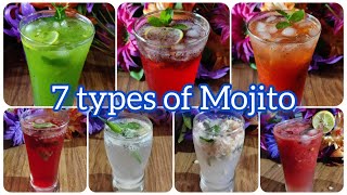 7 types of mojitoBest mojito recipemojito recipe [upl. by Edobalo]