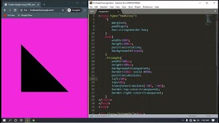 How and why to use borders to make a CSS triangle plus a scss mixin [upl. by Kaitlyn316]