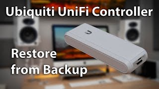 UniFi Cloud Key  Restore from Controller Backup [upl. by Morna82]