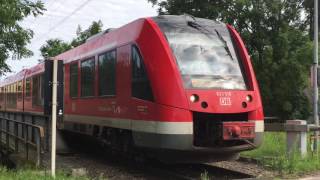 Deutsche Bahn RE 4 regional train Pasewalk to Szczecin [upl. by Ahsen106]