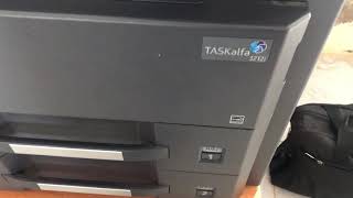 Kyocera TASKalfa 3212i  Prints are faded [upl. by Asilenna]