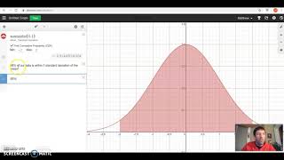 Normal Distributions on Desmos [upl. by Jaquenette588]