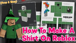 How To Make A Shirt In Roblox 2024 Updated [upl. by Atteniuq]