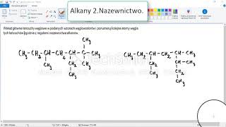 Nazewnictwo Alkany Węglowodory [upl. by Suneya243]