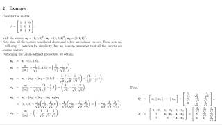 QR Factorization using Matlab Dr Osama Agami [upl. by Nirahs]