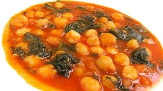 Garbanzos con Espinacas [upl. by Eirallih]