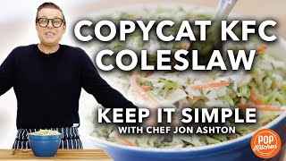 Homemade KFC Coleslaw  Keep It Simple [upl. by Ahsrav554]