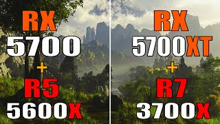 RYZEN 5 5600X RX 5700 vs RYZEN 7 3700X  RX 5700XT  PC GAMEPLAY TEST [upl. by Inaej]