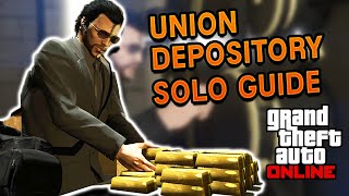 The Union Depository Heist Contract SOLO Guide  GTA 5 Online [upl. by Ettener747]