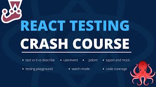 React Testing Library Tutorial [upl. by Lonier140]