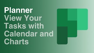 Microsoft Planner  My Tasks  Charts and Schedule Views [upl. by Holland]