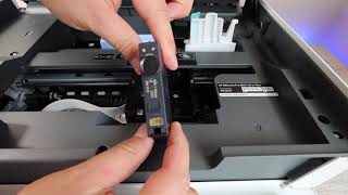 Hp Officejet Pro 8035 Ink Install [upl. by Gassman]