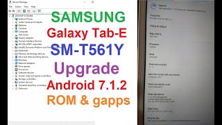 Samsung Galaxy Tab E 96 Custom Rom  Install VIPER OS Rom Android 712 For T560 [upl. by Buzz958]