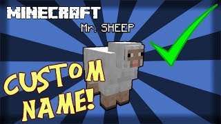 MINECRAFT  How to Summon Mobs with Custom Names 1152 [upl. by Micheline]