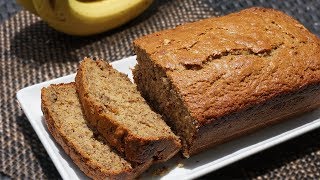 The Perfect Moist BANANA BREAD Recipe [upl. by Anuala411]