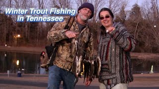 Winter Trout Fishing in Tennessee [upl. by Atineb967]