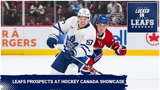 Toronto Maple Leafs prospect look to impress at Hockey Canada showcase Matthews lands on ESPN list [upl. by Sokairyk]