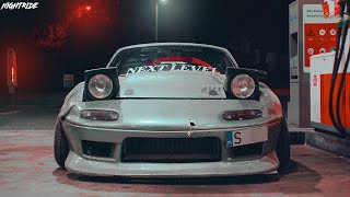 Most Wanted V8 Miata hits the road  NIGHTRIDE 4K [upl. by Jessabell]