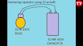 capacitors safe discharging methods [upl. by Inalial]