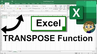 The Excel TRANSPOSE Function [upl. by Inami]