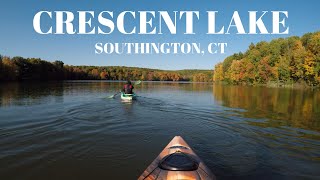 Crescent Lake Southington CT Kayaking [upl. by Marrilee]