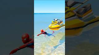 Who Is Stronger 💪 SPIDERMAN VS HULK GTA V CHALLENGE 🔥 shorts spiderman cartoon [upl. by Dnalsor]